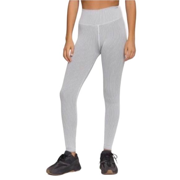 GOOD AMERICAN Seamless Wide Rib Leggings Women Sz 1/2 Athletic Outdoor Yoga NWT - Picture 1 of 11